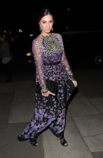 AMBER LE BON Arrives at Tunnel Of Love Fundraiser in London 11/11/2015
