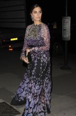 AMBER LE BON Arrives at Tunnel Of Love Fundraiser in London 11/11/2015