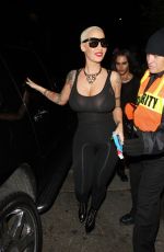 AMBER ROSE Arrives at 1 Oak Night Club in West Hollywood 11/10/2015