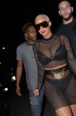 AMBER ROSE at Ace of Diamonds in Los Angeles 11/10/2015