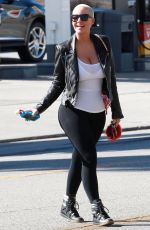 AMBER ROSE Out and About in Los Angeles 11/13/2015