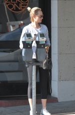 AMBER VALLETTA in Leggings Heading to a Gym in Los Angeles 11/27/2015