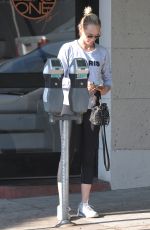 AMBER VALLETTA in Leggings Heading to a Gym in Los Angeles 11/27/2015