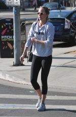 AMBER VALLETTA in Leggings Heading to a Gym in Los Angeles 11/27/2015