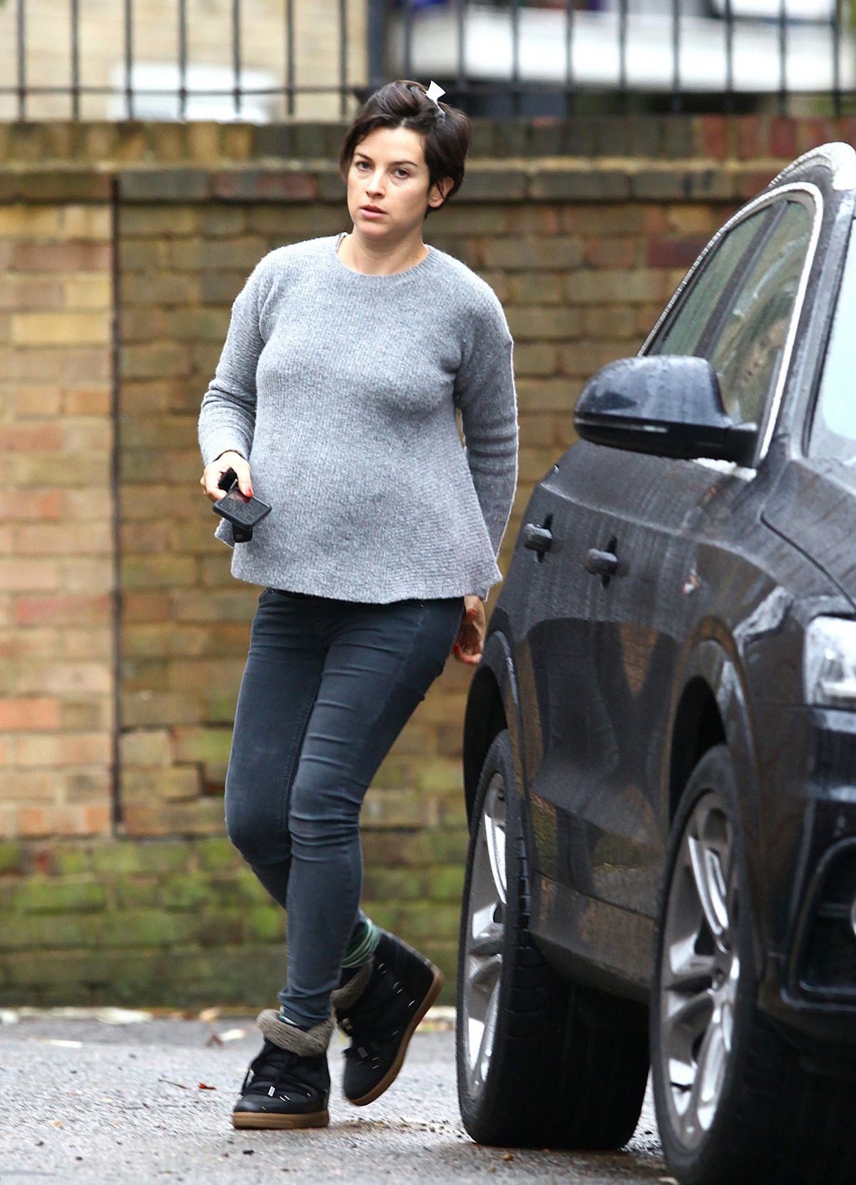 AMELIA WARNER Out and About in Notting Hill 11/24/2015
