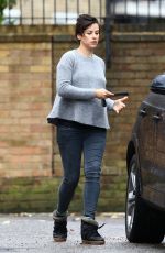 AMELIA WARNER Out and About in Notting Hill 11/24/2015
