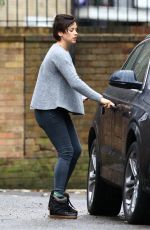 AMELIA WARNER Out and About in Notting Hill 11/24/2015