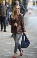 ANASTACIA Arrives at BBC Breakfast in Manchester 11/04/2015