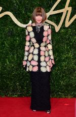 ANNA WINTOUR at 2015 British Fashion Awards in London 11/23/2015