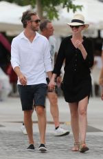 ANNE HATHAWAY Exploring the Historic Old Town of Ibiza Dalt Villa 11/29/2015