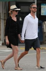 ANNE HATHAWAY Exploring the Historic Old Town of Ibiza Dalt Villa 11/29/2015