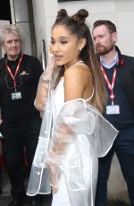ARIANA GRANDE Arrives at BBC 1 Studios in London 11/04/2015