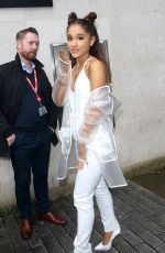 ARIANA GRANDE Arrives at BBC 1 Studios in London 11/04/2015