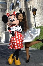 ARIANA GRANDE at Christmas Day Parade at Walt Disney World on Orlando 11/12/2015