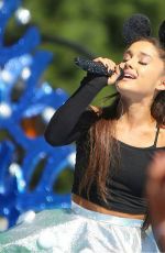 ARIANA GRANDE Performs at Disney Parks