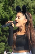 ARIANA GRANDE Performs at Disney Parks