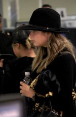 ASHLEY BENSON at at TSA Checkpoint at LAX Airport in Los Angeles