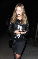ASHLEY BENSON at Just Jared Halloween Party in Hollywood 10/31/2015
