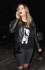 ASHLEY BENSON at Just Jared Halloween Party in Hollywood 10/31/2015