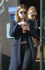 ASHLEY BENSON Leaves Coffee Bean in Los Angeles 11/20/2015