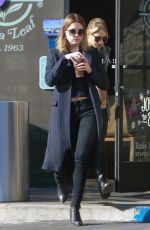 ASHLEY BENSON Leaves Coffee Bean in Los Angeles 11/20/2015