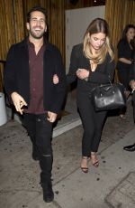 ASHLEY BENSON Leaves The Nice Guy Bar in West Hollywood 11/13/2015