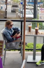 ASHLEY BENSON Ou and About in West Hollywood 11/02/2015