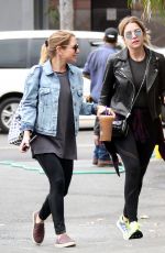 ASHLEY BENSON Ou and About in West Hollywood 11/02/2015