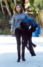 ASHLEY BENSON Out and About in Los Angeles 11/11/2015