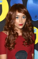 ASHLEY MADEKWE at Just Jared Halloween Party in Hollywood 10/31/2015