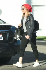 ASHLEY TISDALE Arrives at Urban Outfitters in Los Angeles 11/15/2015