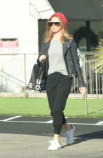 ASHLEY TISDALE Arrives at Urban Outfitters in Los Angeles 11/15/2015