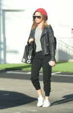 ASHLEY TISDALE Arrives at Urban Outfitters in Los Angeles 11/15/2015