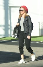 ASHLEY TISDALE Arrives at Urban Outfitters in Los Angeles 11/15/2015
