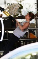 ASHLEY TISDALE Work Out at a Gym 11/23/2015