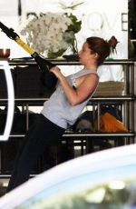 ASHLEY TISDALE Work Out at a Gym 11/23/2015