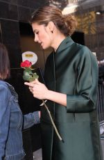 ATANA KATIC Arrives at Good Morning America Studios in New York 11/10/2015