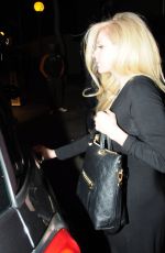 AVRIL LAVIGNE Out for Dinner 11/14/2015