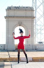 BAI LING as a Starfleet Crew Member in Out in Los Angeles 10/31/2015
