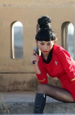 BAI LING as a Starfleet Crew Member in Out in Los Angeles 10/31/2015