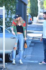 BEHATI PRINSLOO at a Rolls Royce Dealership in Beverly Hills 11/24/2015