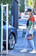 BEHATI PRINSLOO at a Rolls Royce Dealership in Beverly Hills 11/24/2015