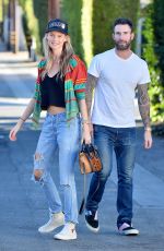BEHATI PRINSLOO at a Rolls Royce Dealership in Beverly Hills 11/24/2015
