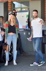 BEHATI PRINSLOO at a Rolls Royce Dealership in Beverly Hills 11/24/2015