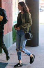 BELLA HADID Arrives at a Studio in Santa Monica 11/25/2015