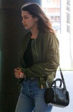 BELLA HADID Arrives at a Studio in Santa Monica 11/25/2015