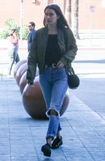 BELLA HADID Arrives at a Studio in Santa Monica 11/25/2015