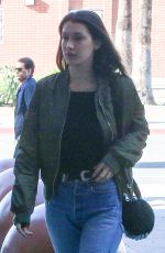 BELLA HADID Arrives at a Studio in Santa Monica 11/25/2015