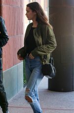 BELLA HADID Arrives at a Studio in Santa Monica 11/25/2015