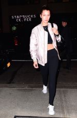 BELLA HADID Night Out in new York 11/09/2015